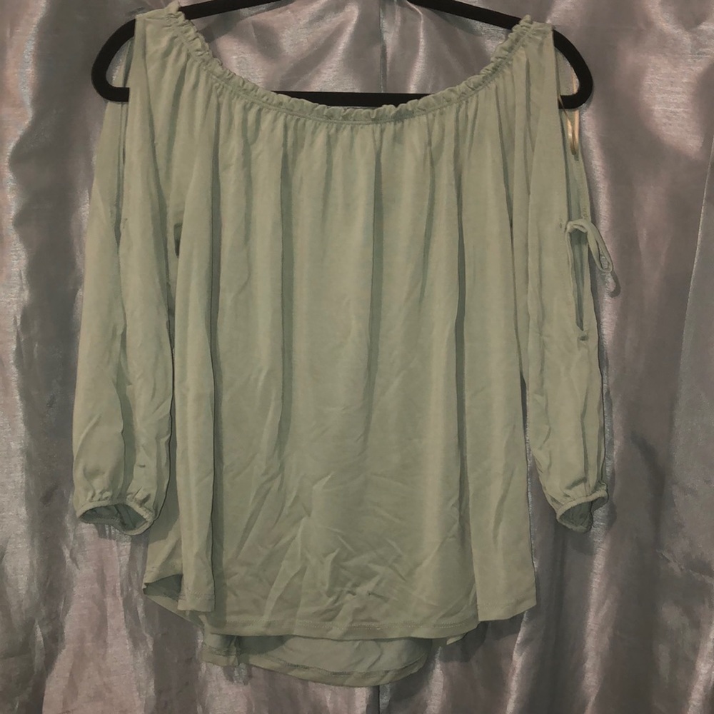 Off the shoulder shirt